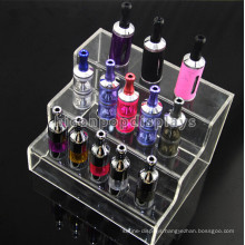 Quality Tabacco Retail Shop Desk Top 3-Tier Acrylic Display Shelf For Cigarette E-Liquid Juice